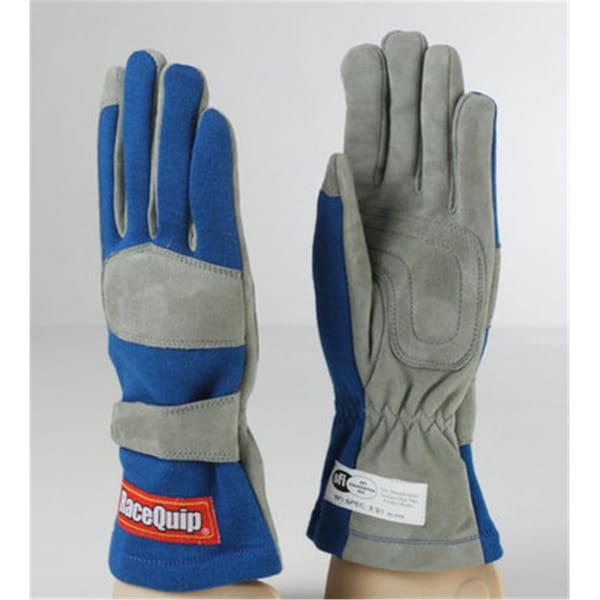 Racequip 1 Layer SFI-1 Blue Glove, Large RQP-351025 - main